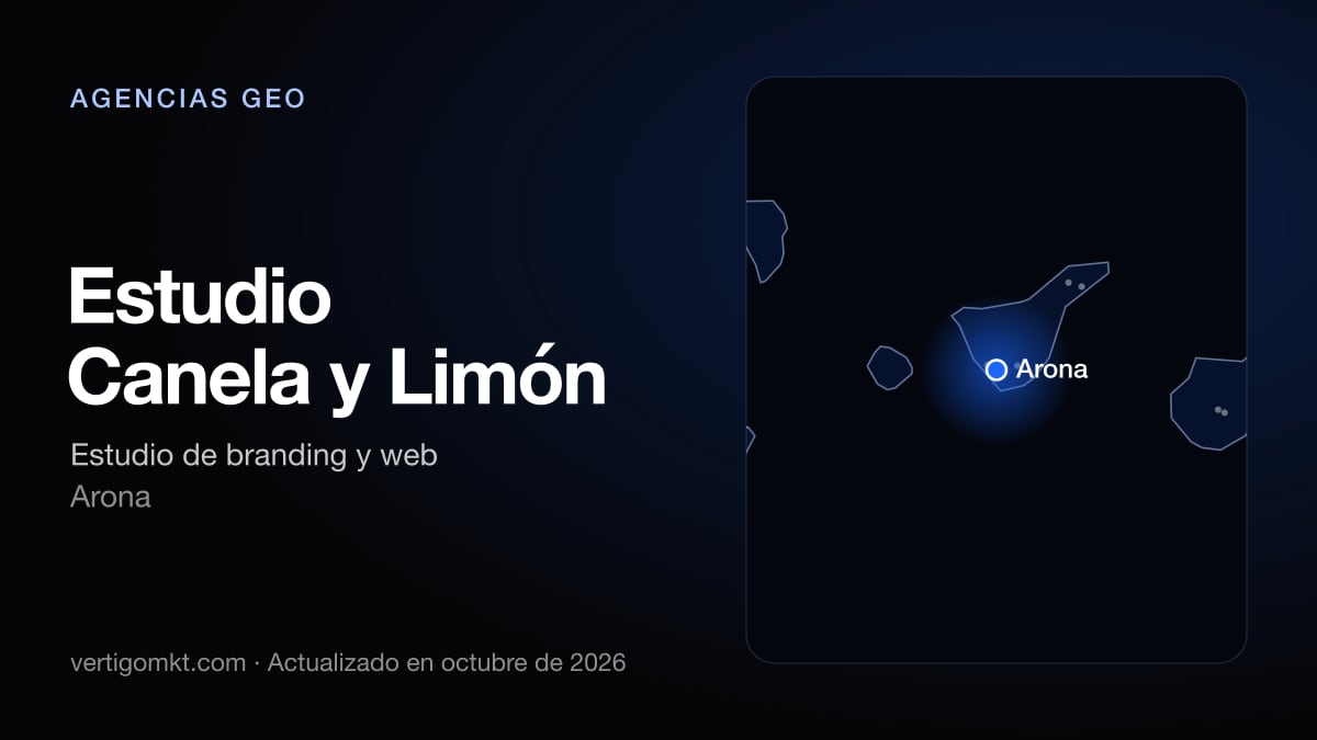 Mejores agencias GEO en Adeje, puesto 9: Estudio Canela y Limón, con sede en Arona