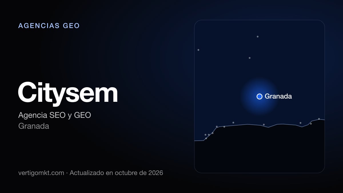 Citysem (Granada), puesto 8 entre las mejores agencias GEO de Granada