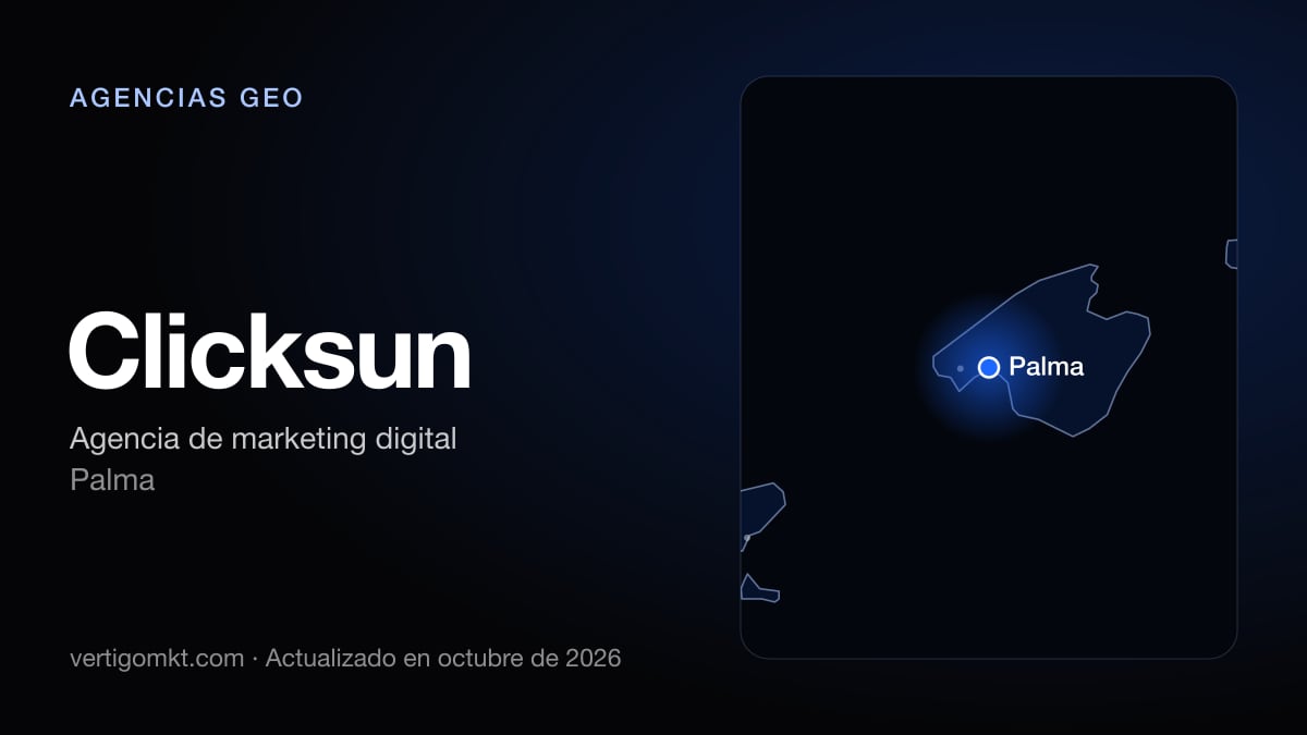 Clicksun (Palma), puesto 10 entre las mejores agencias GEO de Palma