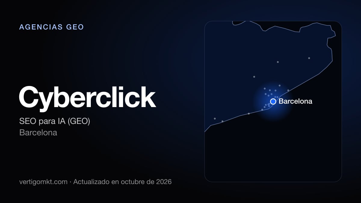 Cyberclick (Barcelona), puesto 4 entre las mejores agencias GEO de Badalona