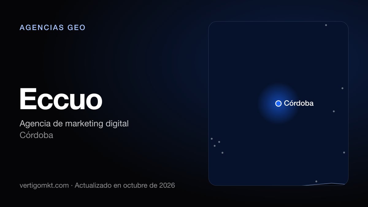 Mejores agencias GEO en Córdoba, puesto 4: Eccuo, con sede en Córdoba