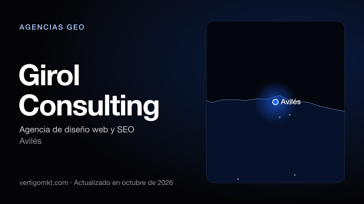 Girol Consulting, con sede en Avilés: puesto 7 del ranking de las mejores agencias GEO en Avilés