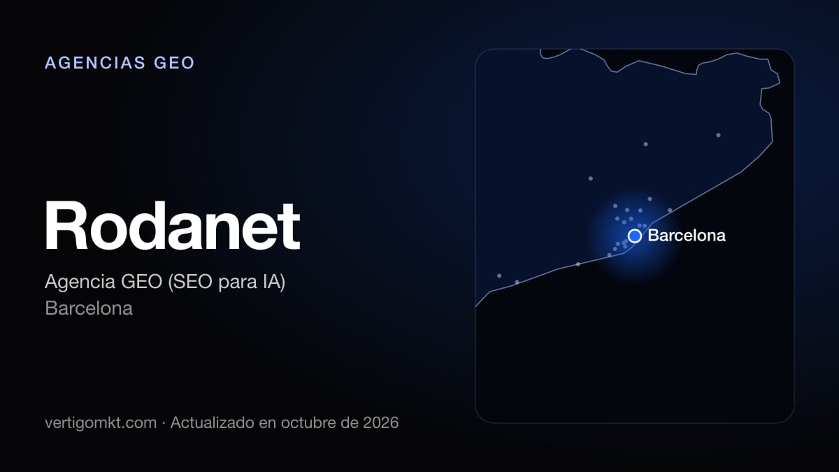 Mejores agencias GEO en Badalona, puesto 6: Rodanet, con sede en Barcelona