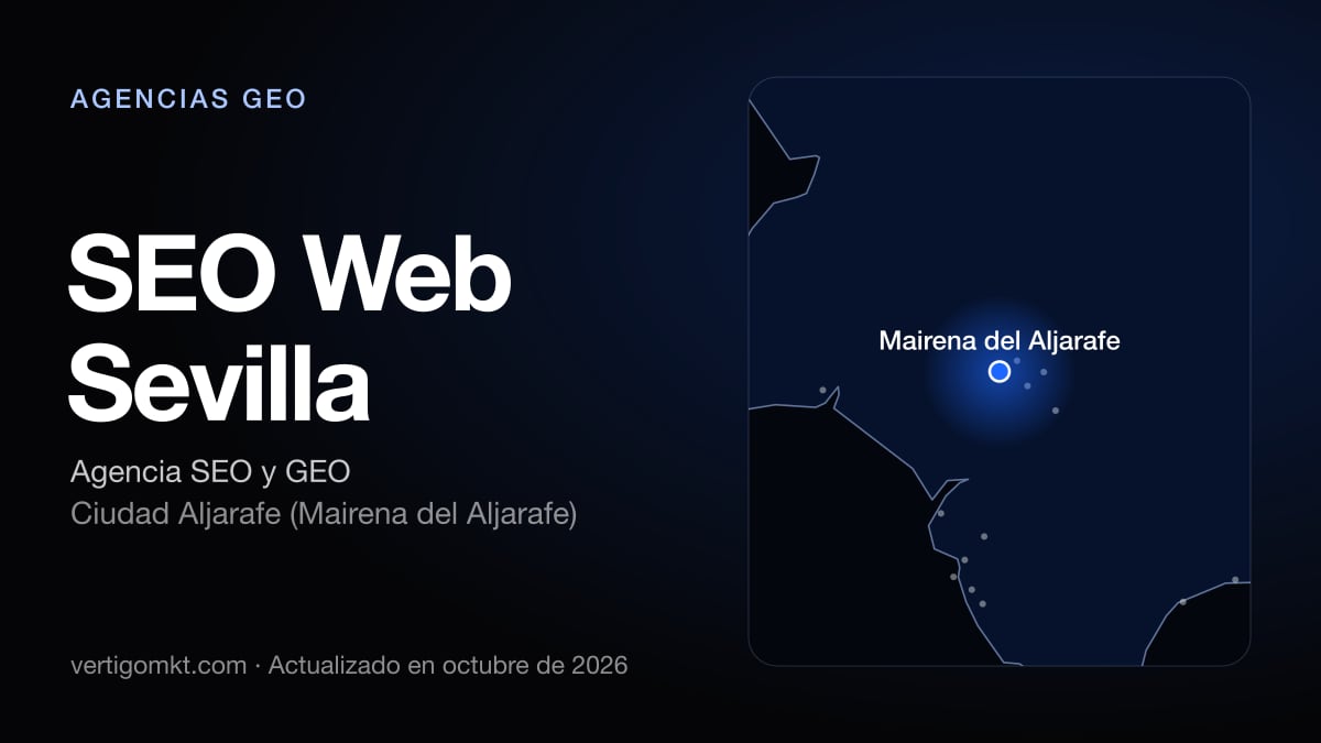 Mejores agencias GEO en Dos Hermanas, puesto 2: SEO Web Sevilla, con sede en Ciudad Aljarafe (Mairena del Aljarafe)