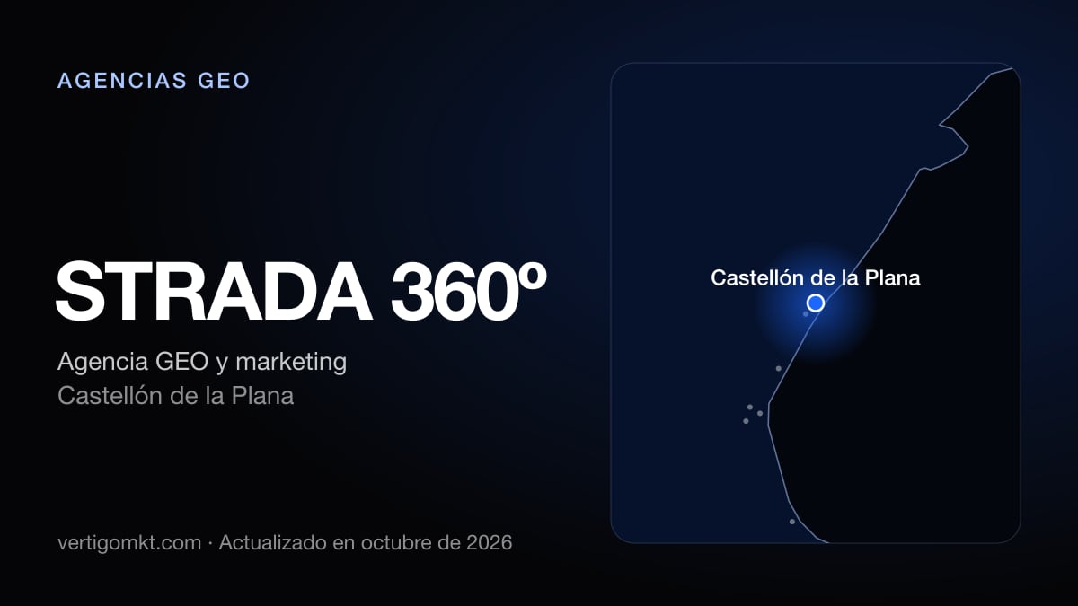 STRADA 360º, con sede en Castellón de la Plana: puesto 9 del ranking de las mejores agencias GEO en Sagunto