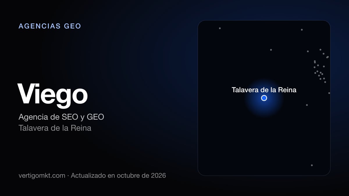 Viego (Talavera de la Reina), puesto 3 entre las mejores agencias GEO de Talavera de la Reina
