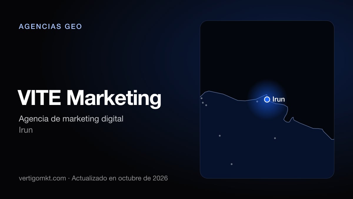 VITE Marketing (Irun), puesto 2 entre las mejores agencias GEO de Irun