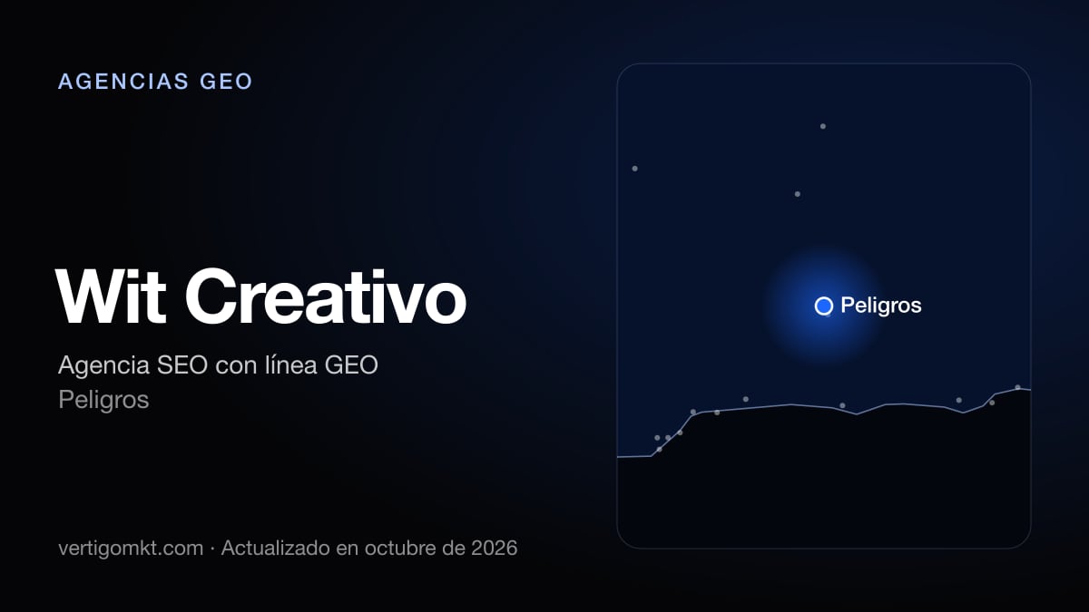 Wit Creativo (Peligros), puesto 10 entre las mejores agencias GEO de Almería