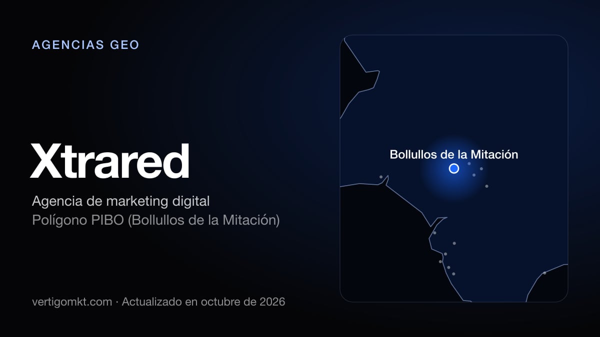 Xtrared (Polígono PIBO (Bollullos de la Mitación)), puesto 10 entre las mejores agencias GEO de Dos Hermanas