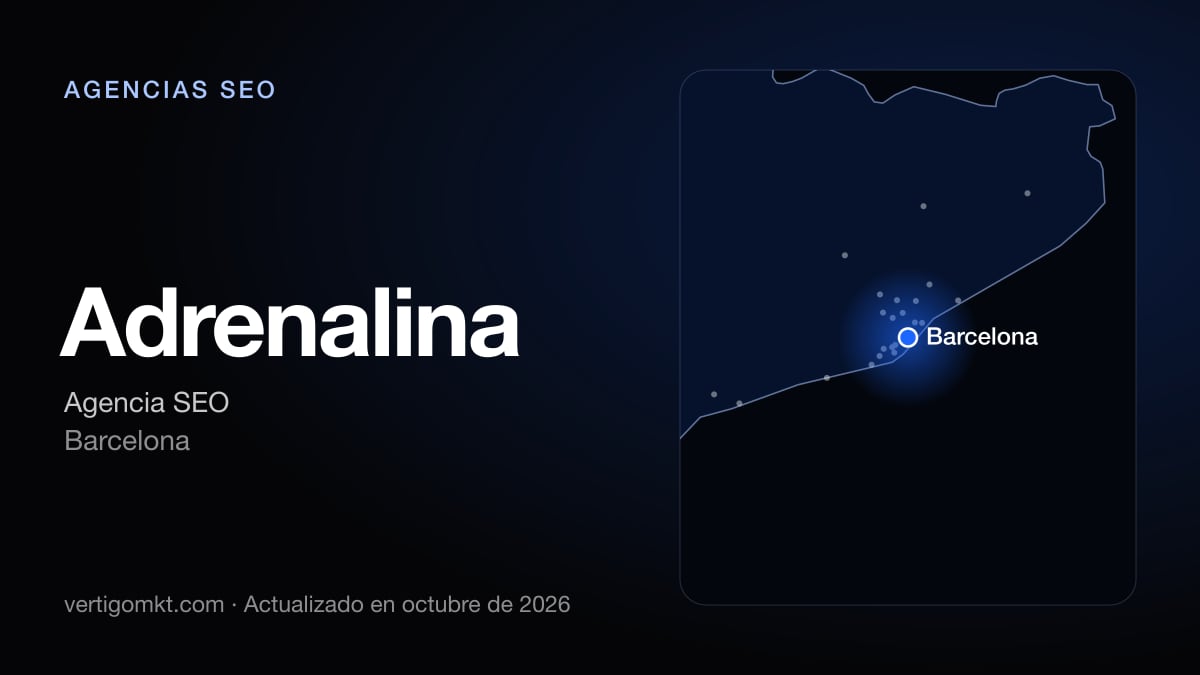 Adrenalina, agencia SEO en Barcelona: puesto 9 del ranking de las mejores agencias SEO en Badalona