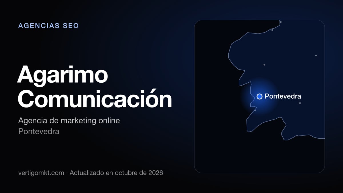 Agarimo Comunicación (Pontevedra), puesto 10 entre las mejores agencias SEO de Vigo