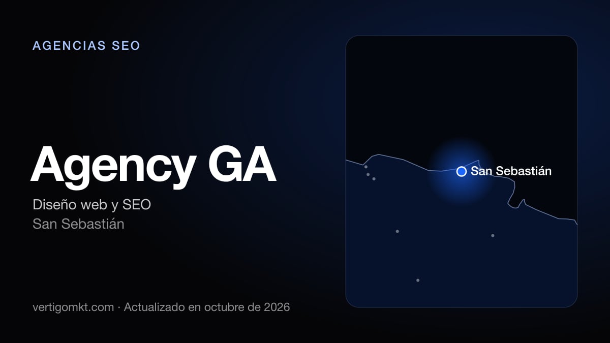 Agency GA (San Sebastián), puesto 9 entre las mejores agencias SEO de Irun