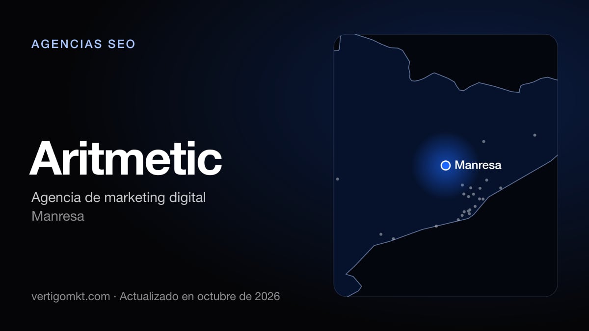 Aritmetic, agencia SEO en Manresa: puesto 10 del ranking de las mejores agencias SEO en Vic