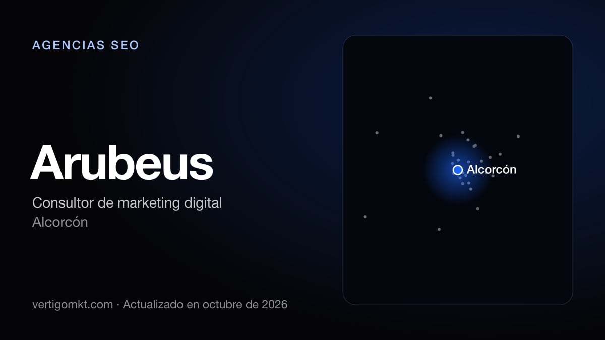 Arubeus (Alcorcón), puesto 5 entre las mejores agencias SEO de Alcorcón