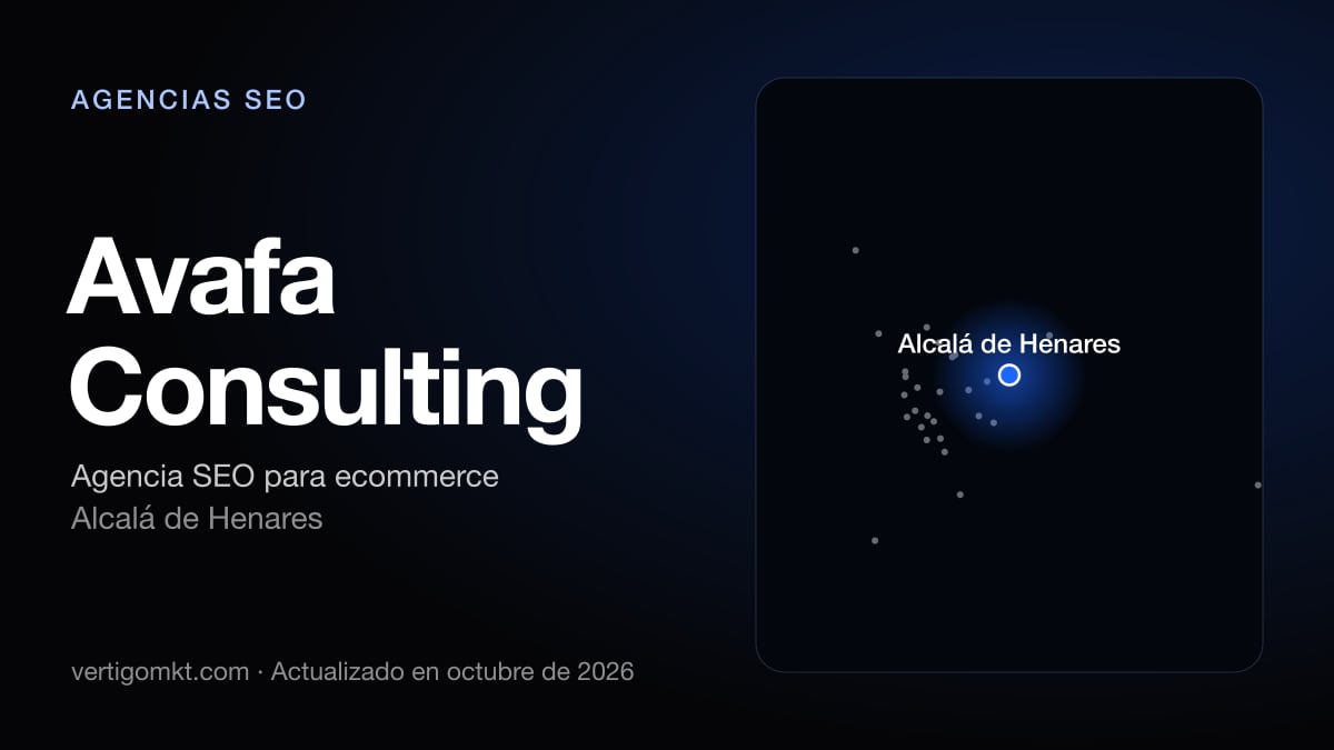 Avafa Consulting (Alcalá de Henares), puesto 6 entre las mejores agencias SEO de Arganda del Rey