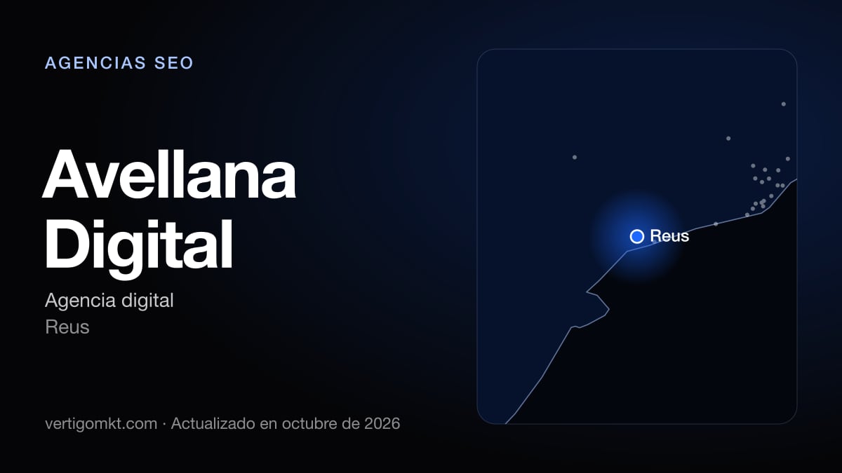 Avellana Digital (Reus), puesto 5 entre las mejores agencias SEO de Reus