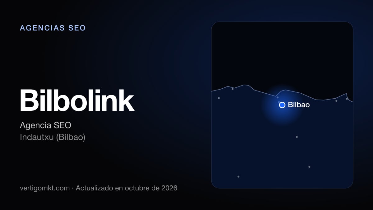 Mejores agencias SEO en Bilbao, puesto 6: Bilbolink, con sede en Indautxu (Bilbao)