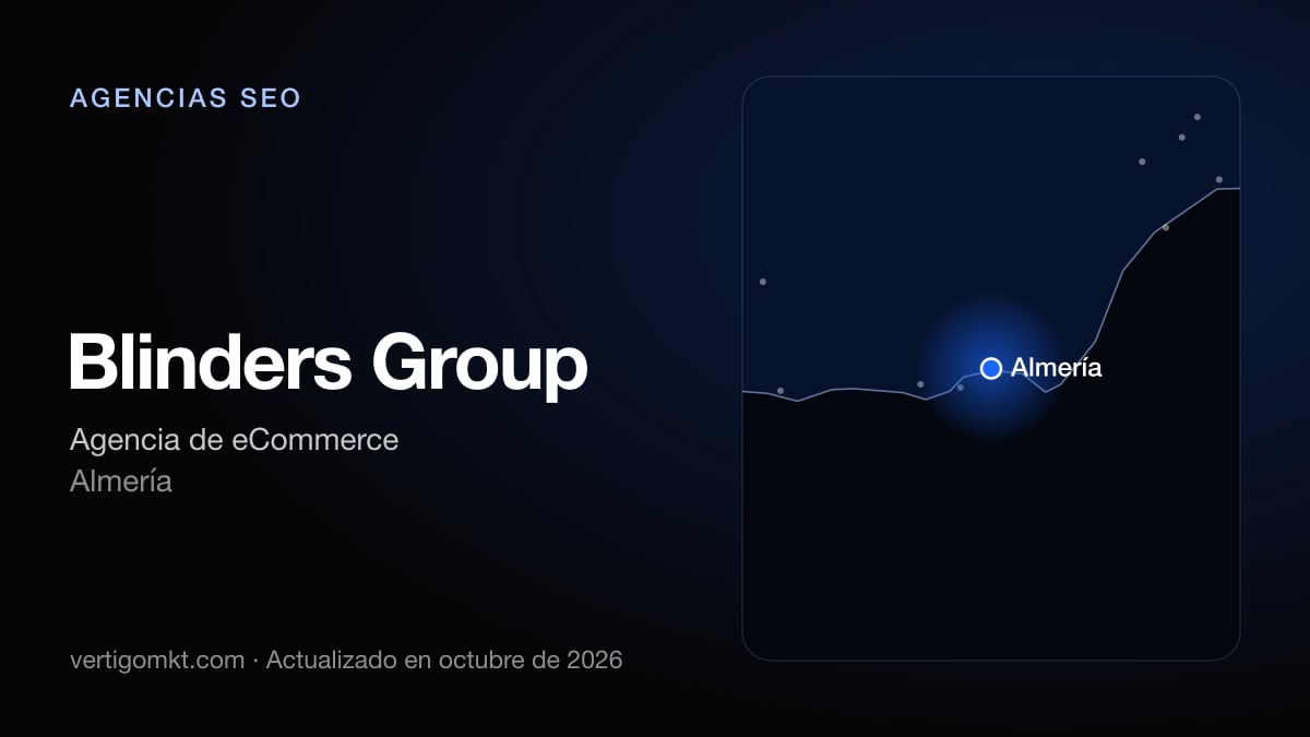 Blinders Group (Almería), puesto 9 entre las mejores agencias SEO de Almería