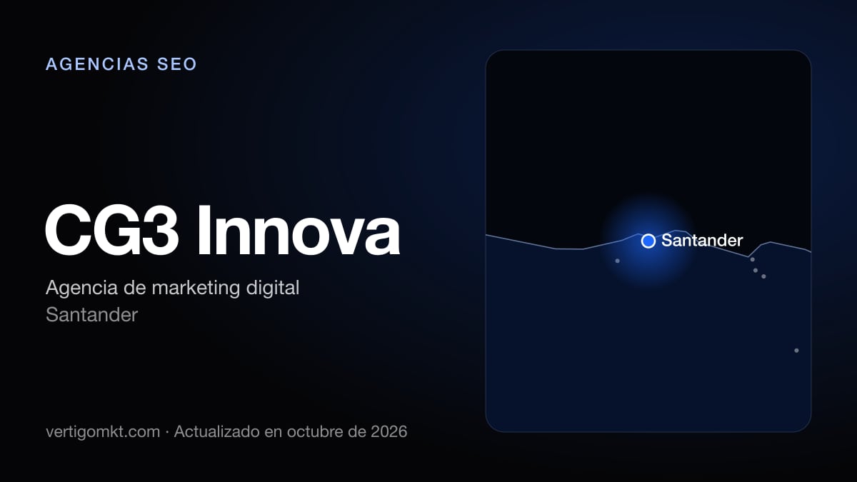 CG3 Innova (Santander), puesto 5 entre las mejores agencias SEO de Santander