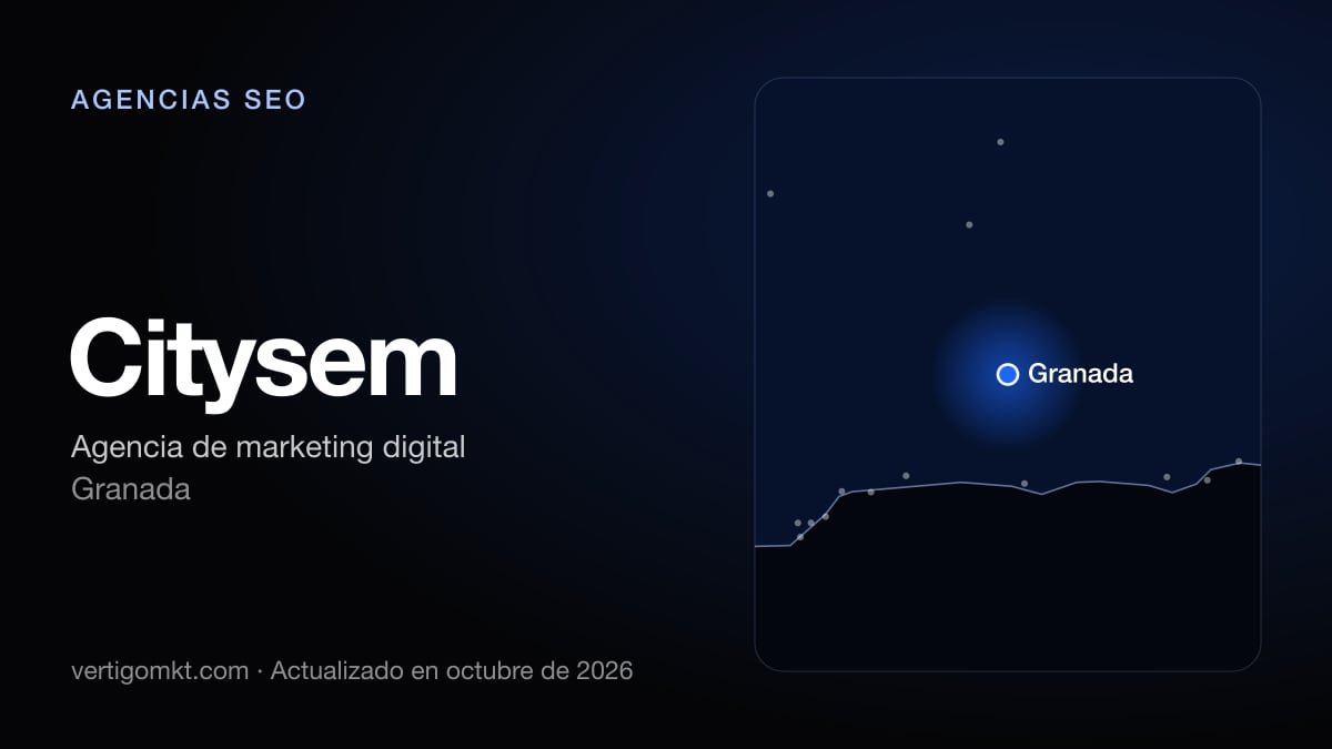 Mejores agencias SEO en Granada, puesto 4: Citysem, con sede en Granada