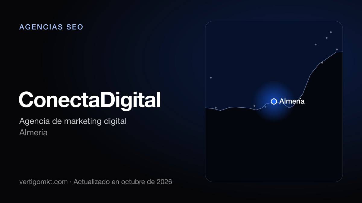 ConectaDigital, agencia SEO en Almería: puesto 8 del ranking de las mejores agencias SEO en Almería
