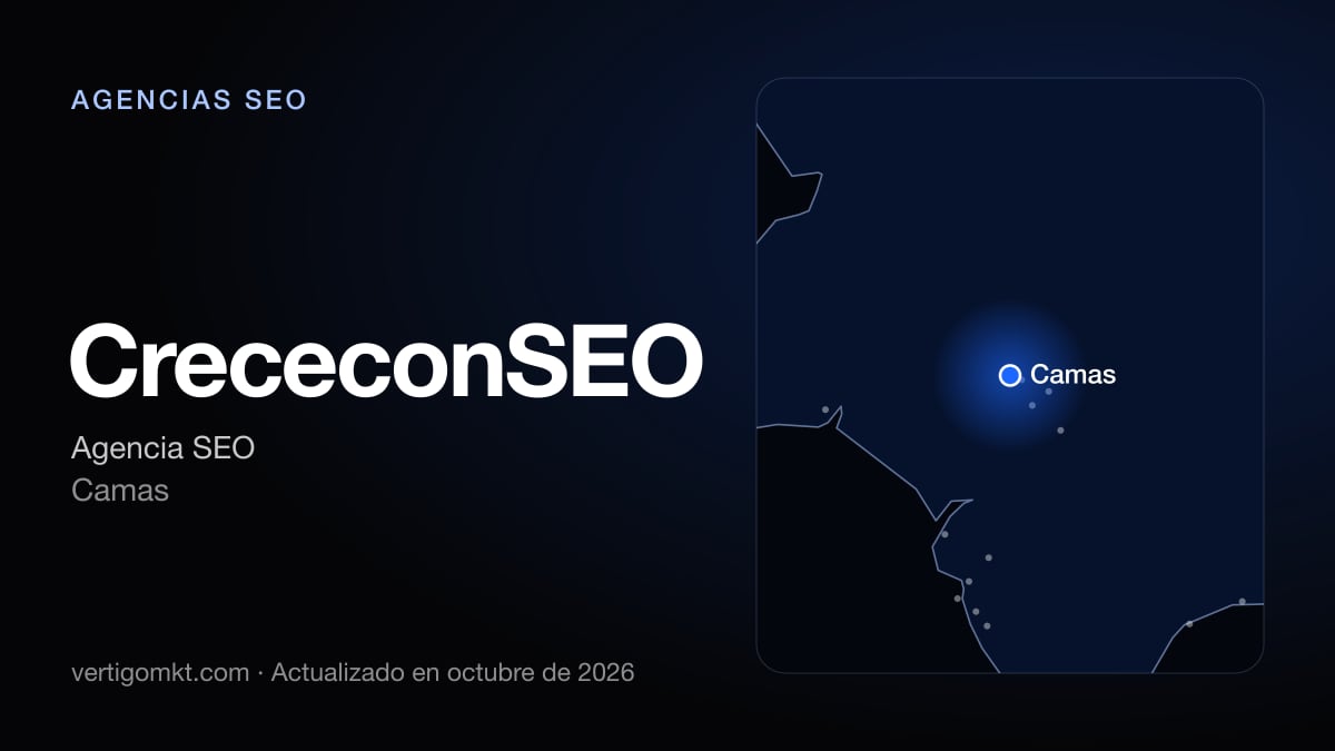 Mejores agencias SEO en Utrera, puesto 4: CrececonSEO, con sede en Camas