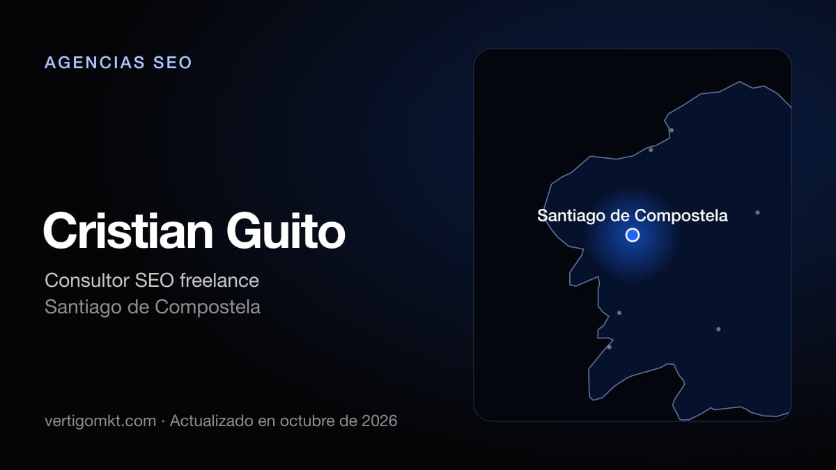 Cristian Guito, agencia SEO en Santiago de Compostela: puesto 5 del ranking de las mejores agencias SEO en Santiago de Compostela