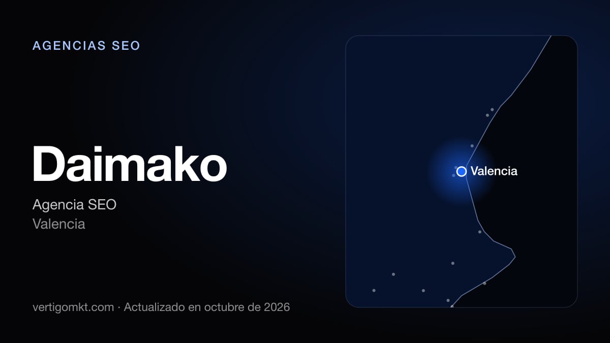 Daimako (Valencia), puesto 9 entre las mejores agencias SEO de Valencia