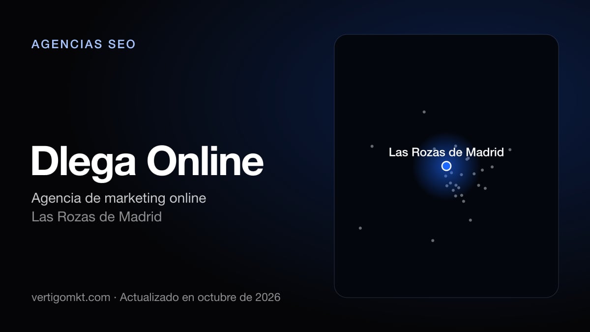 Mejores agencias SEO en Collado Villalba, puesto 9: Dlega Online, con sede en Las Rozas de Madrid