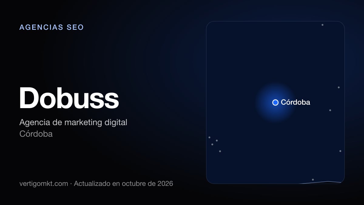 Dobuss (Córdoba), puesto 2 entre las mejores agencias SEO de Córdoba