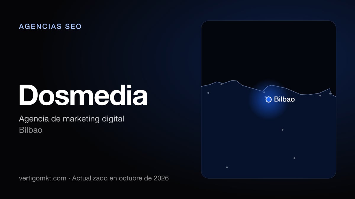 Dosmedia (Bilbao), puesto 5 entre las mejores agencias SEO de Bilbao