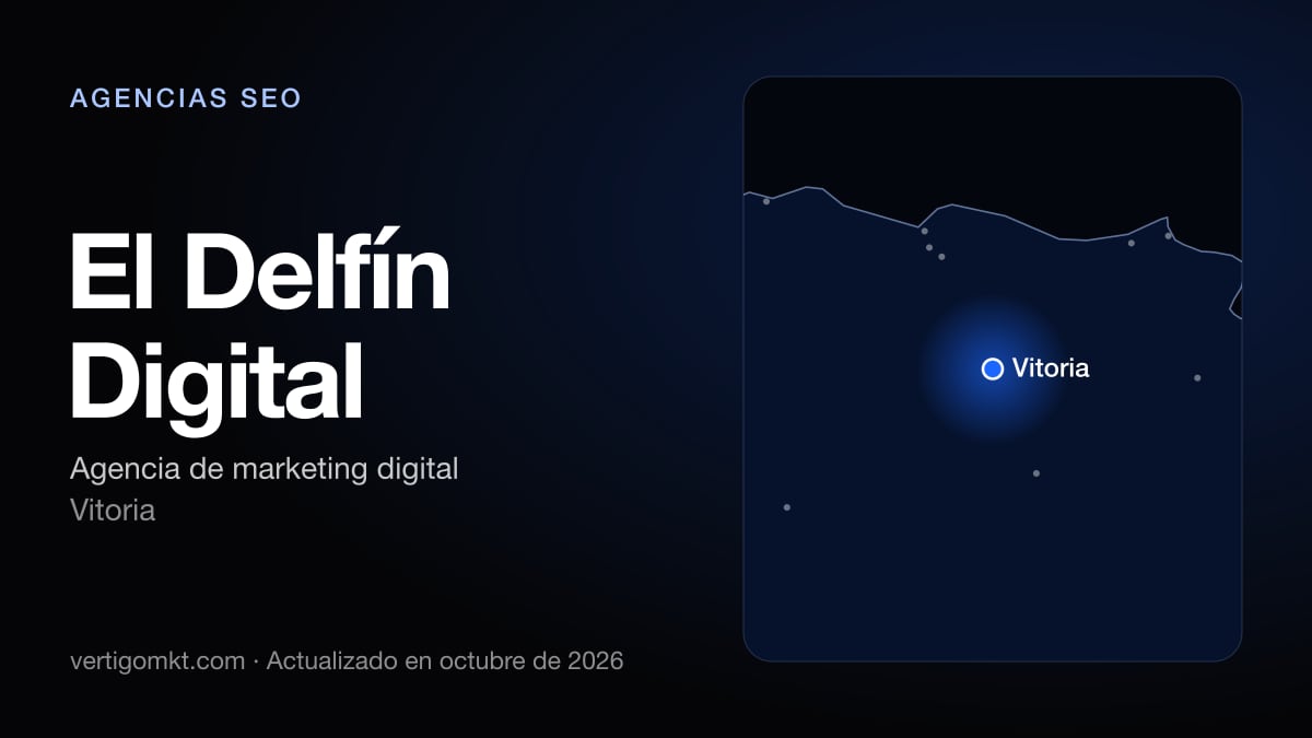El Delfín Digital (Vitoria), puesto 4 entre las mejores agencias SEO de Vitoria