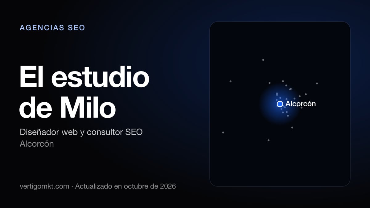 Mejores agencias SEO en Alcorcón, puesto 3: El estudio de Milo, con sede en Alcorcón