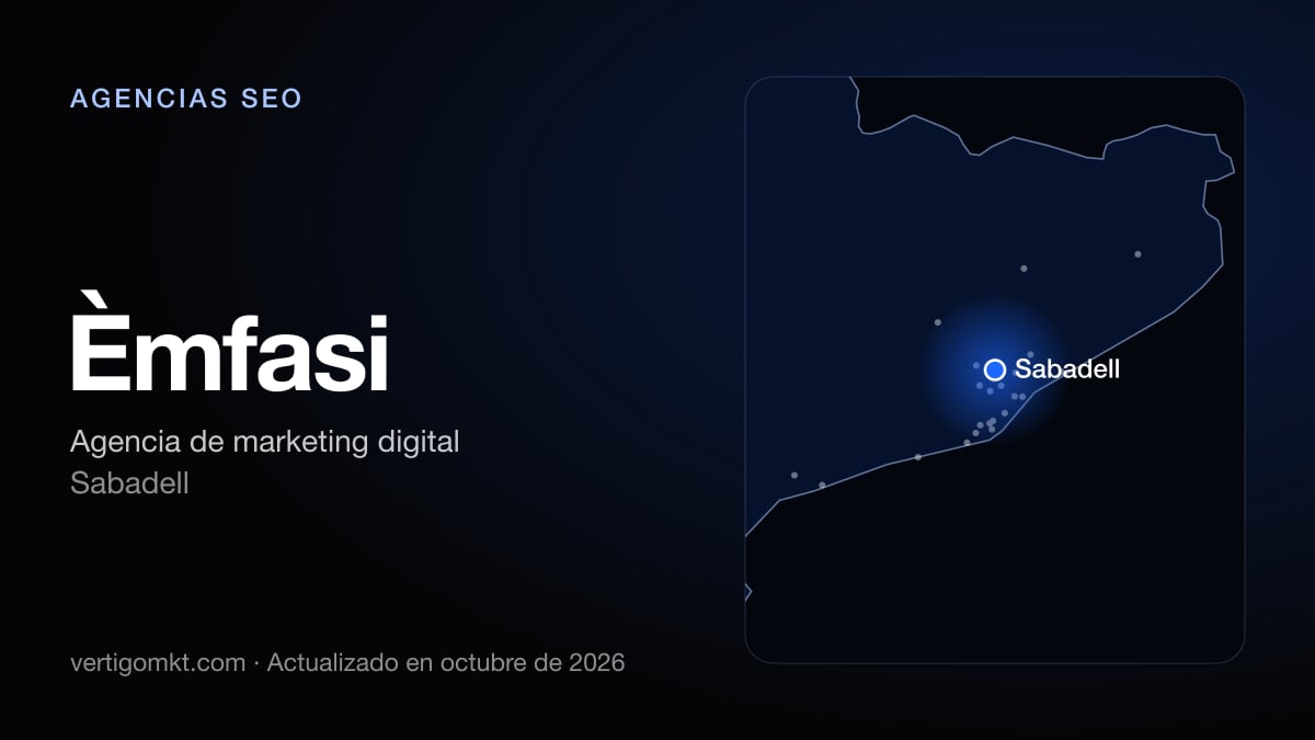 Èmfasi, agencia SEO en Sabadell: puesto 10 del ranking de las mejores agencias SEO en España
