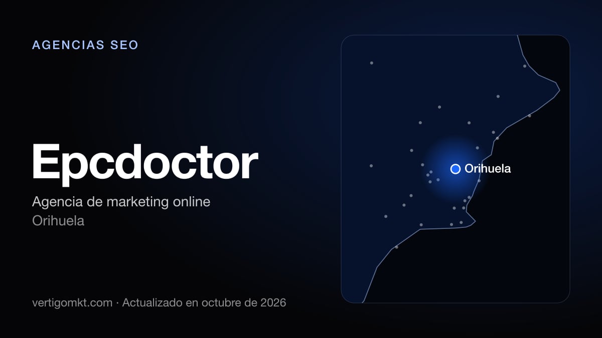 Epcdoctor (Orihuela), puesto 6 entre las mejores agencias SEO de Orihuela