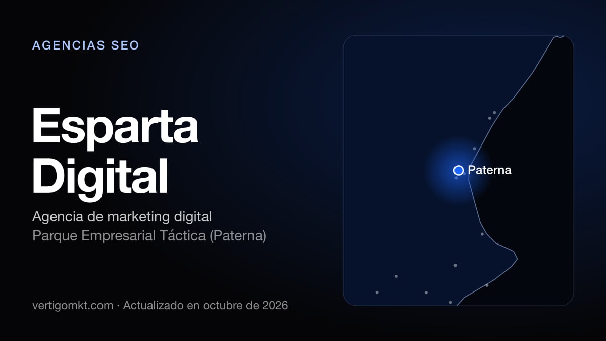 Mejores agencias SEO en Paterna, puesto 2: Esparta Digital, con sede en Parque Empresarial Táctica (Paterna)