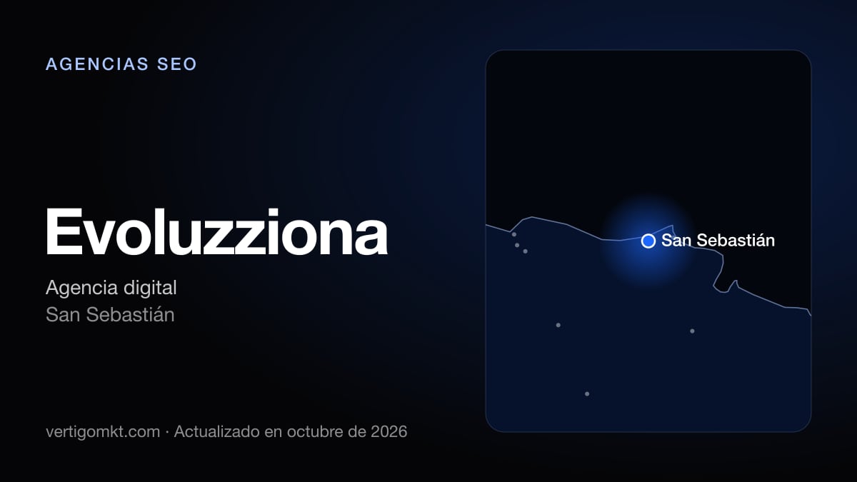 Evoluzziona (San Sebastián), puesto 6 entre las mejores agencias SEO de Irun