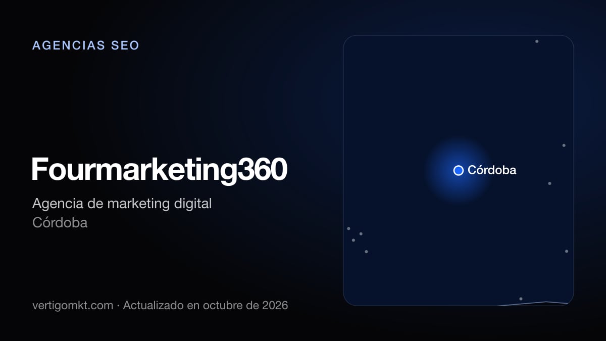 Fourmarketing360, agencia SEO en Córdoba: puesto 10 del ranking de las mejores agencias SEO en Córdoba
