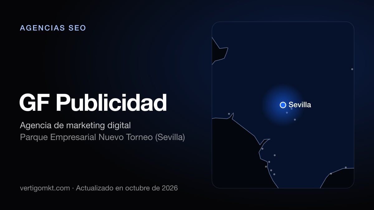 GF Publicidad, agencia SEO en Parque Empresarial Nuevo Torneo (Sevilla): puesto 5 del ranking de las mejores agencias SEO en Utrera
