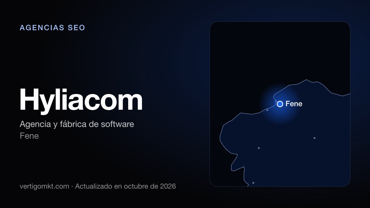 Mejores agencias SEO en Ferrol, puesto 6: Hyliacom, con sede en Fene