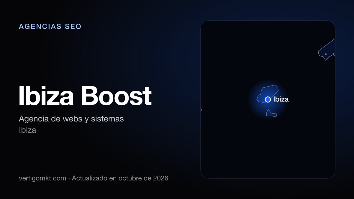Ibiza Boost (Ibiza), puesto 3 entre las mejores agencias SEO de Ibiza