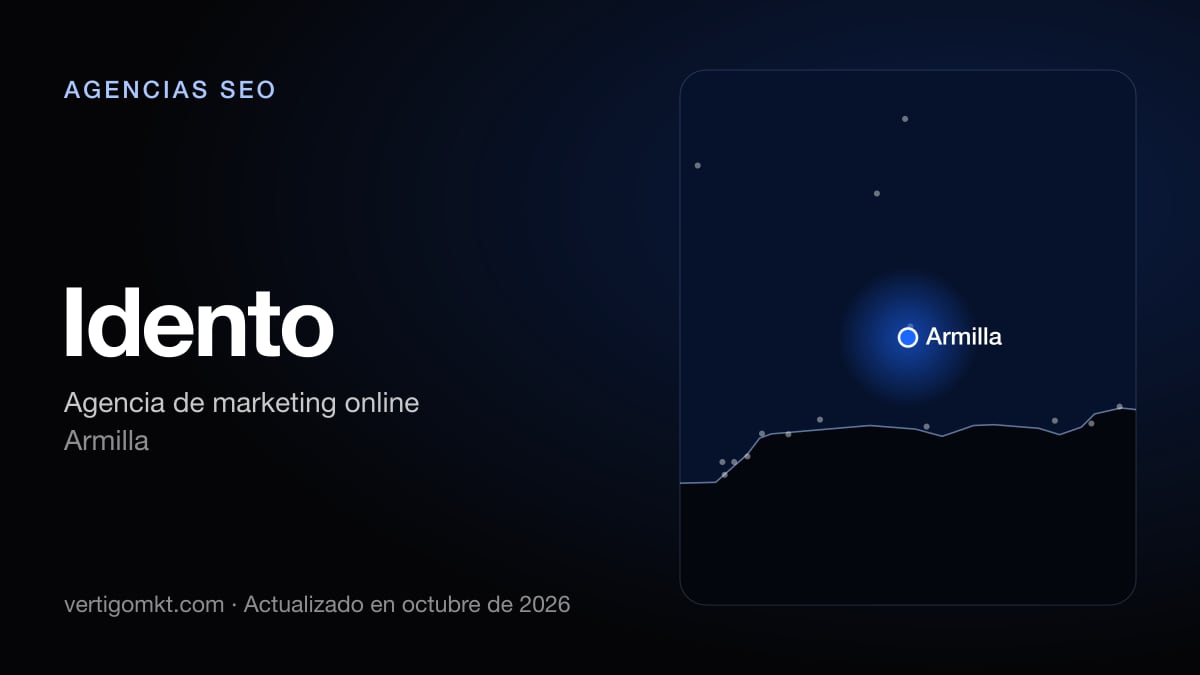 Idento, agencia SEO en Armilla: puesto 6 del ranking de las mejores agencias SEO en España