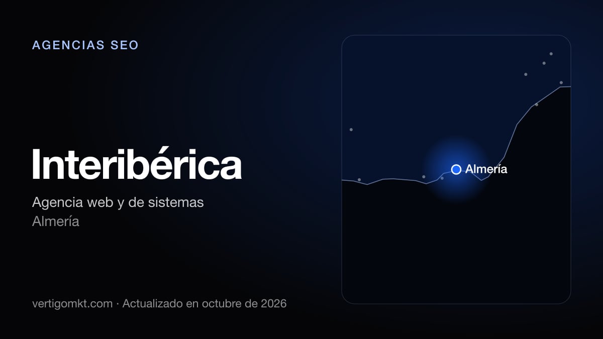 Mejores agencias SEO en El Ejido, puesto 6: Interibérica, con sede en Almería