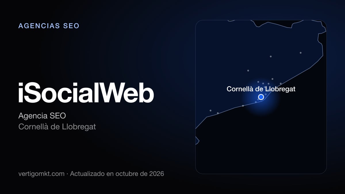iSocialWeb, agencia SEO en Cornellà de Llobregat: puesto 8 del ranking de las mejores agencias SEO en Mataró