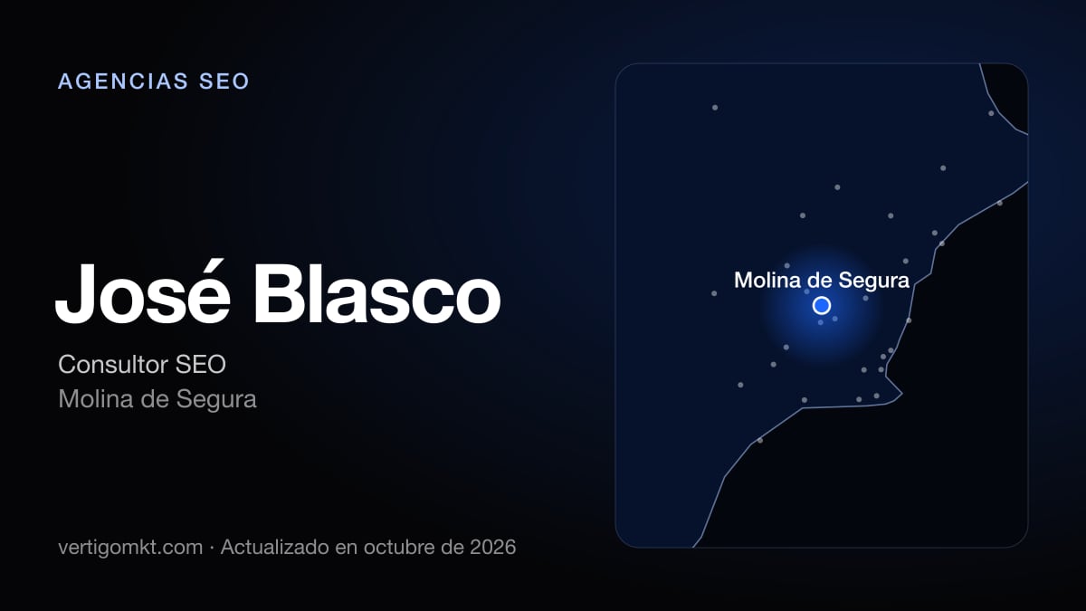 José Blasco, agencia SEO en Molina de Segura: puesto 8 del ranking de las mejores agencias SEO en Molina de Segura