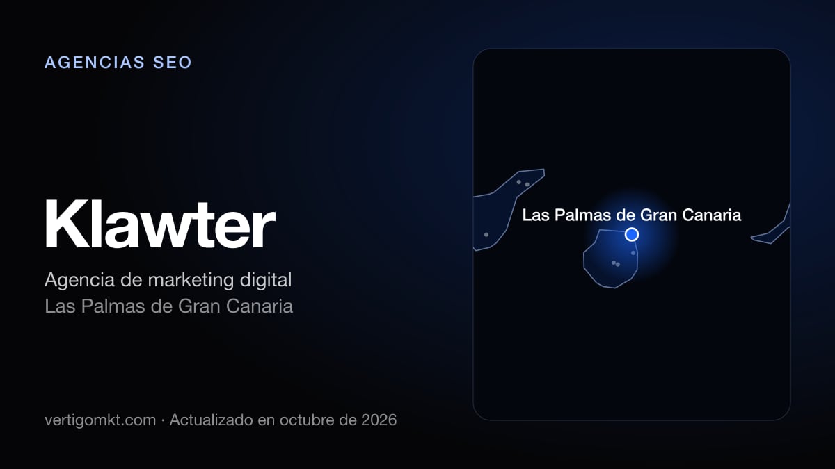 Klawter, agencia SEO en Las Palmas de Gran Canaria: puesto 4 del ranking de las mejores agencias SEO en Telde