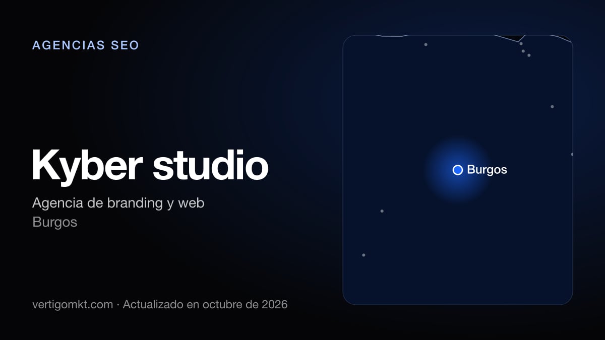Kyber studio, agencia SEO en Burgos: puesto 4 del ranking de las mejores agencias SEO en Burgos