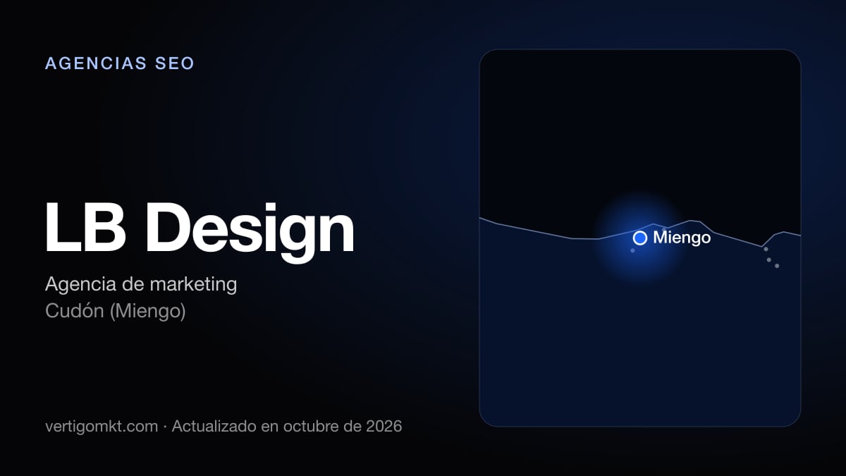LB Design, agencia SEO en Cudón (Miengo): puesto 10 del ranking de las mejores agencias SEO en Santander