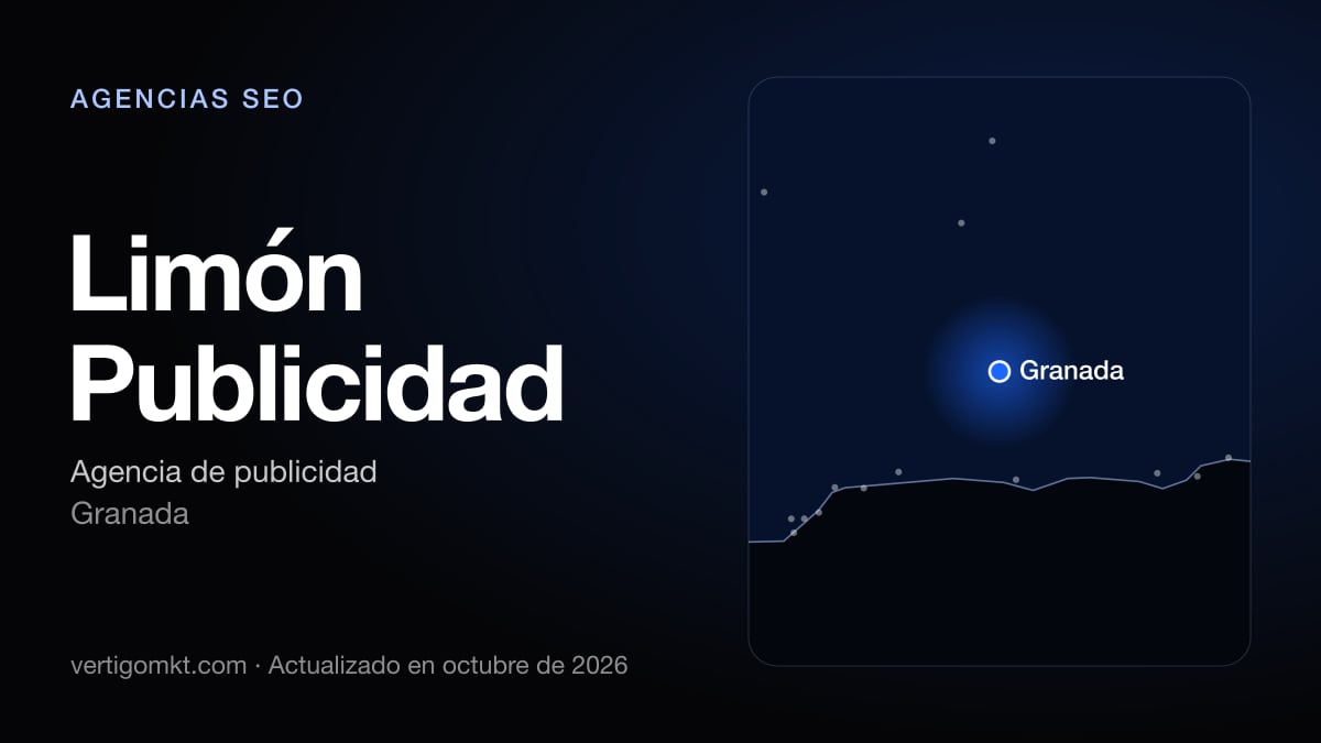 Limón Publicidad (Granada), puesto 8 entre las mejores agencias SEO de Granada