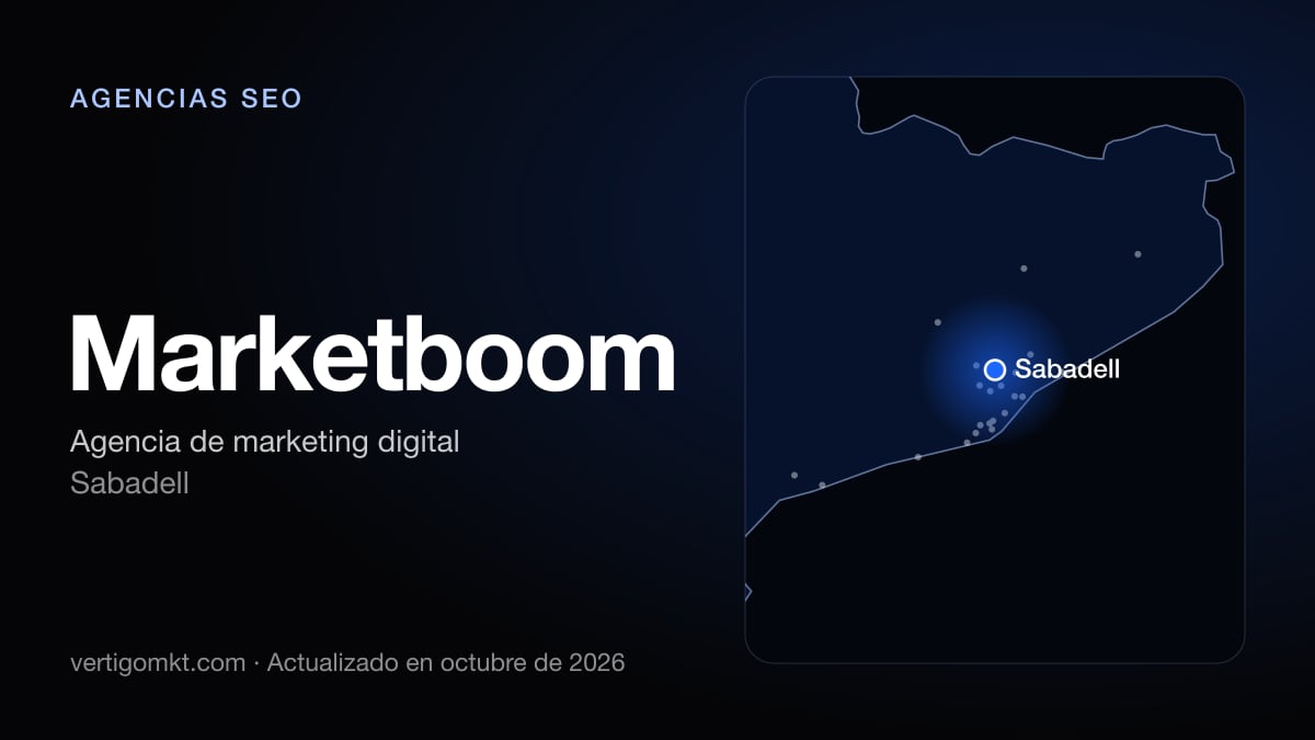 Marketboom, agencia SEO en Sabadell: puesto 4 del ranking de las mejores agencias SEO en Vic